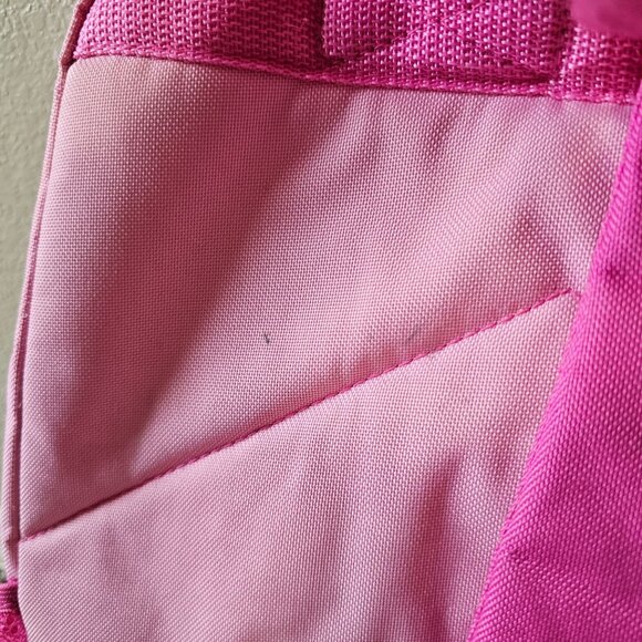 Vintage Hello Kitty Backpack 2006 Pink Satin Glitter Embroidered Sanrio FLAWS - Picture 8 of 12